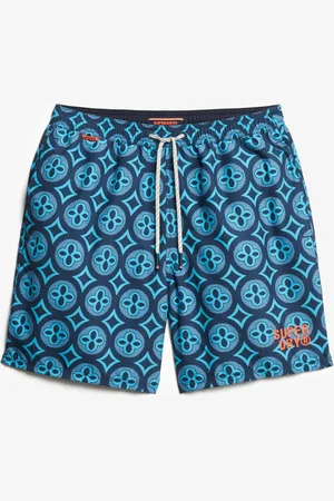Superdry Tile Print 16 Swim Short Navy