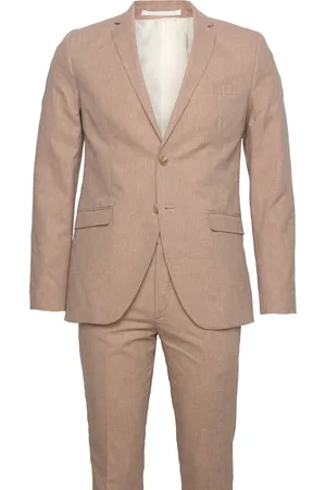 JACK & JONES Jprriviera Linen Suit Slim Fit Sn Jack & J S Beige