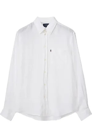 Lexington Casual Linen B.d Shirt White