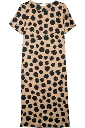 Ivo Nikkolo Woven Dress, Dotty Beige