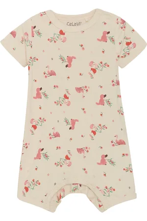 CeLaVi Jumpsuit Ss - Aop Pink