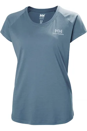 Helly Hansen W Nord Graphic Drop T-Shirt Blue