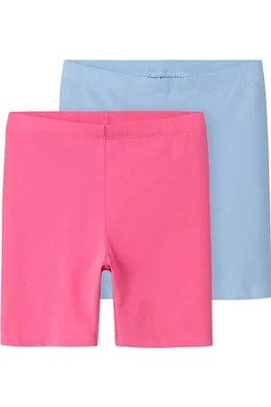 NAME IT Nkfvivian 2P Solid Short Legging Noos Pink