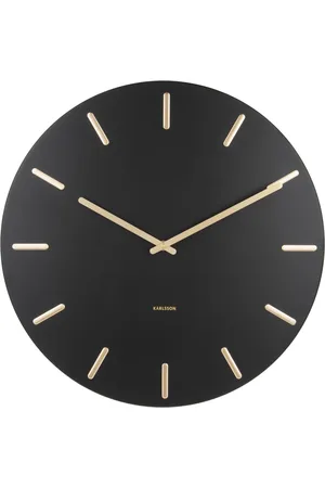 Karlsson Wall Clock Charm Black