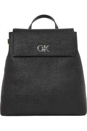 Calvin Klein Ck Backpack With Conv Strap_Tex Black