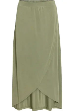 VILA Vimodala Hw Wrap Skirt - Noos Khaki