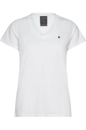 MUSTO W Original V Neck Ss Tee White