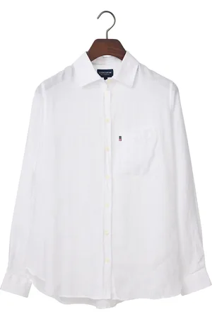 Lexington Classic Linen Shirt White