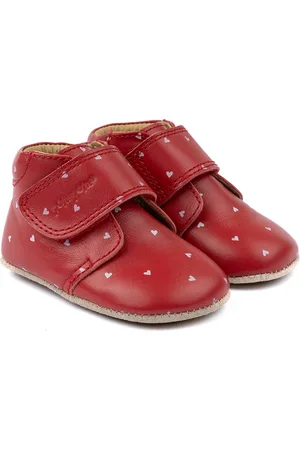 Pom Pom Beginners Velcro Print Red