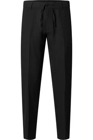 SELECTED Slh196-Straight Leroy Sun Pant Noos Black