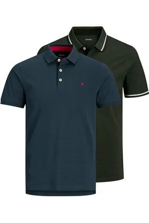 JACK & JONES Jjepaulos Polo Ss 2Pk Mp Noos Jack & J S Navy