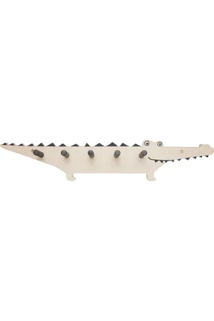 Oyoy Crocodile Coat Rack Cream
