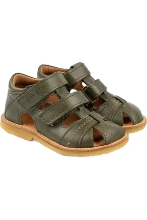 Pom Pom Classic Rub Sole Closed Two Velcro Green