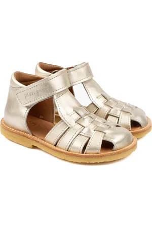 Pom Pom Classic Rub Sole Closed Braid Sanda Gold