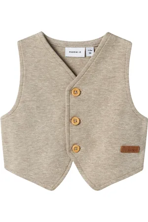 NAME IT Nbmfollow Waist Coat Beige