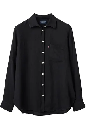 Lexington Classic Linen Shirt Black