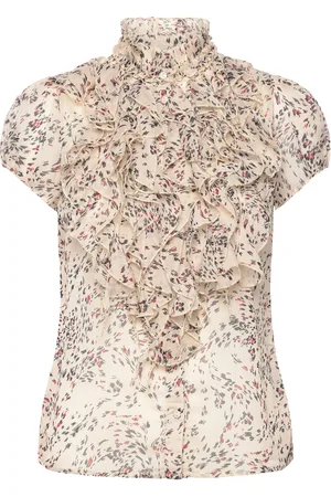 Saint Tropez Liljasz Crinkle Ss Shirt Beige