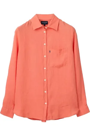 Lexington Classic Linen Shirt Pink