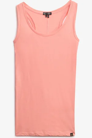Superdry Studios Lightweight Racer Vest Coral