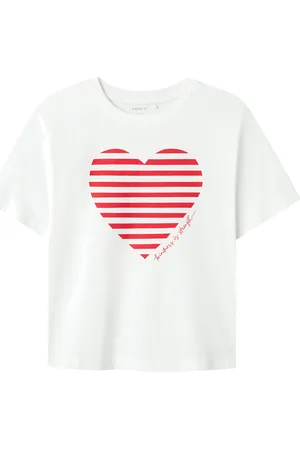 NAME IT Nkffesko Ss Nreg Top White