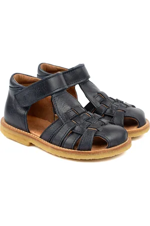 Pom Pom Classic Rub Sole Closed Braid Sanda Navy