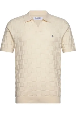 Original Penguin Cttn Jqrd Swtr Polo Beige