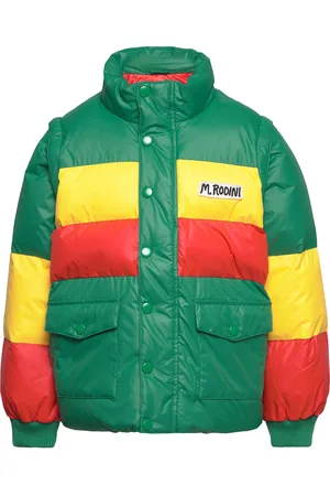 Mini Rodini Zip Sleeve Puffer Jacket Patterned
