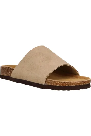 Cruz Amarante W Leather Cork Sandal Beige