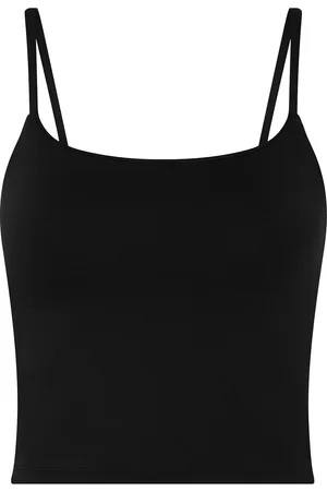 GIRLFRIEND COLLECTIVE Float Willa Strappy Tank Black
