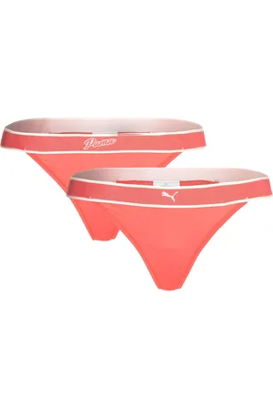 PUMA Women Tanga String 2P Pack Coral