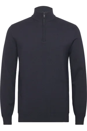 French Connection Half Zip Knit Navy
