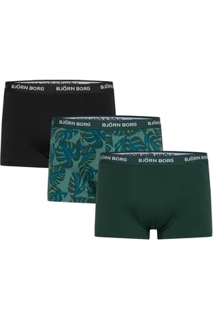 Björn Borg Cotton Stretch Trunk 3P Green
