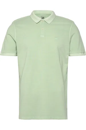 Lee Garment Dye Polo Green