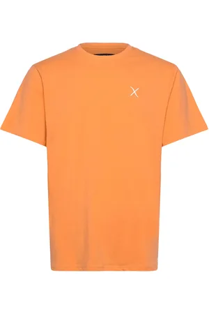 Clean Cut Cross Logo Organic Tee Orange