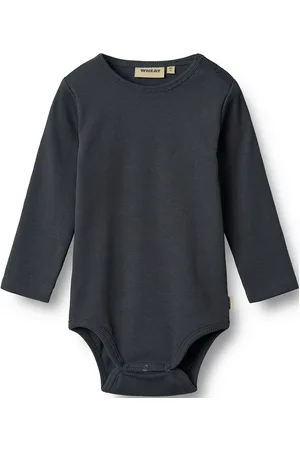 WHEAT Rib Body L/S Spencer Navy
