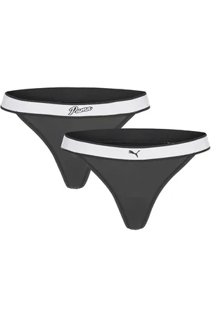 PUMA Women Tanga String 2P Pack Black