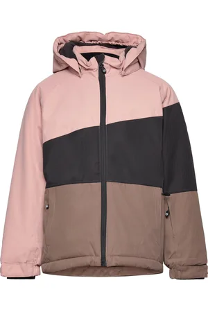Color Kids Ski Jacket - Colorblock Patterned