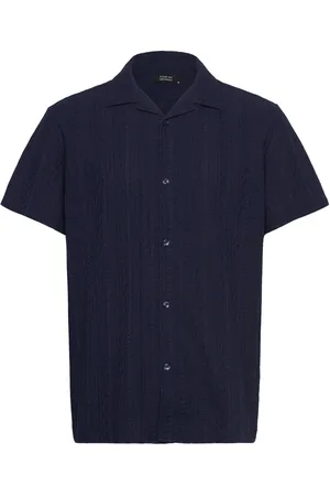 Clean Cut Bowling Bob Shirt Ss Navy