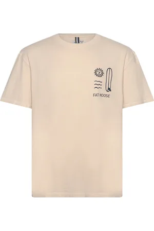 Fat Moose Surf T-Shirt Cream