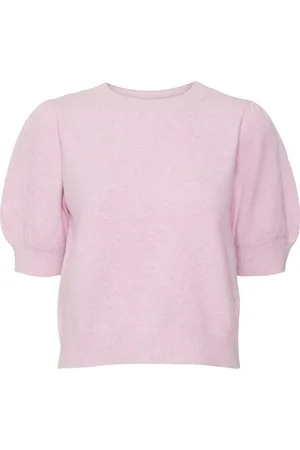 VERO MODA Vmdoffy 2/4 O-Neck Pullover Ga Girl Pink