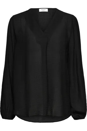 Rosemunde Rwroa Ls Long Blouse Black