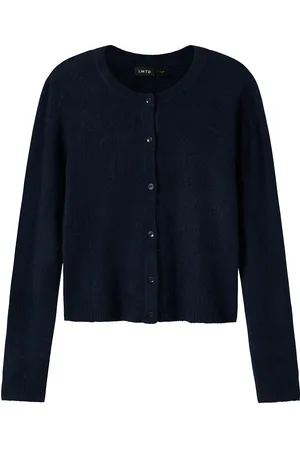 LMTD Nlflodet Ls Short S Cardigan Navy