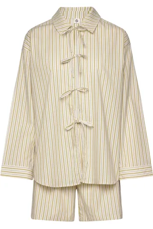 Beck Söndergaard Stripel Set Shirt+Shorts Beige