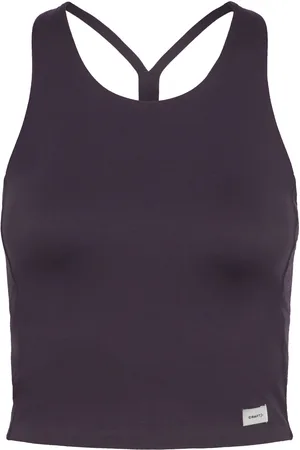 Craft Collective Cropped Singlet W Purple