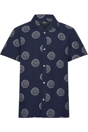Clean Cut Bowling Miller Shirt Ss Navy