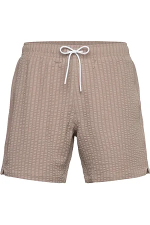 Abercrombie & Fitch Anf Mens Swim Beige