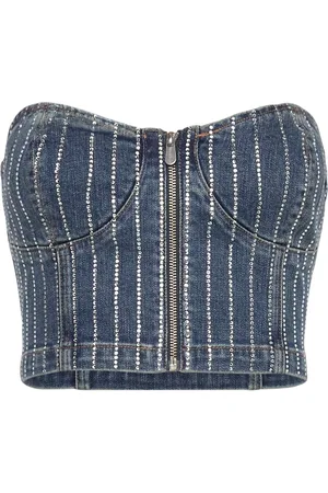 ABrand Academia Bustier Petra Diamante Mid Vintage Indigo Blue
