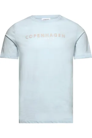 Lindbergh Copenhagen Print Tee S/S Blue