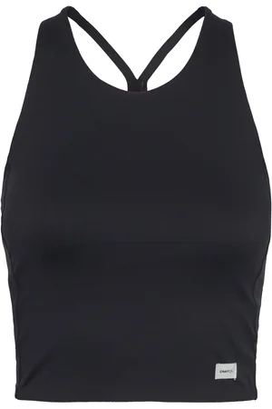Craft Collective Cropped Singlet W Black