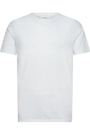 Lindbergh Organic Slub Yarn O-Neck Tee S/S White